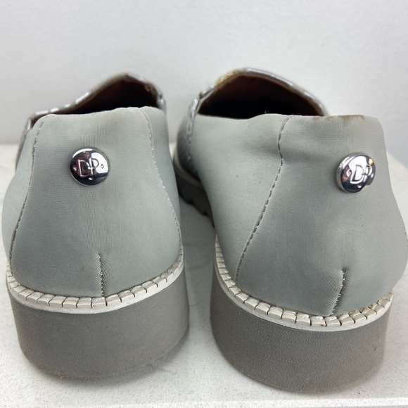 DONALD J. PLINER BALI MO Snakeskin Embossed Metallic Front Slip On Loafers - Picture 10 of 14